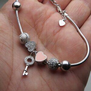 Pandora Style *925 Sterling Silver Bracelet